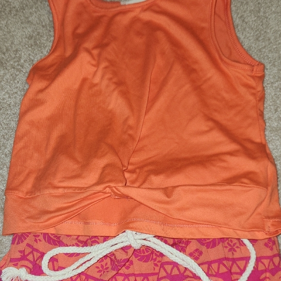 btween Orange and Pink Kids Jumpsuit - Picture 3 of 3